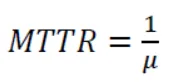 Fórmula del MTTF